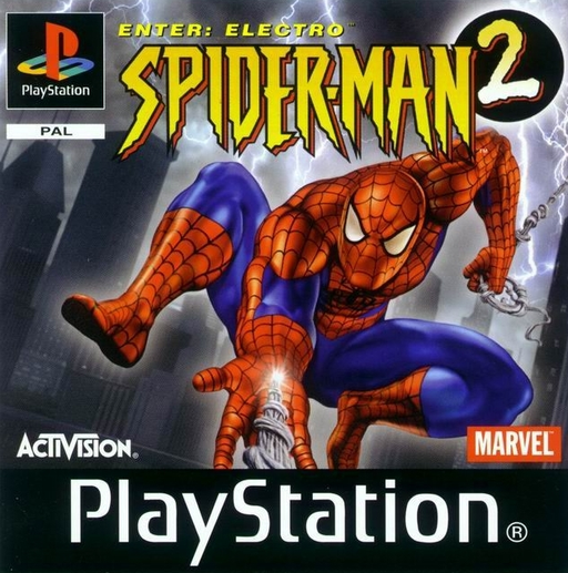 Spiderman 2 Enter Electro box art for Playstation